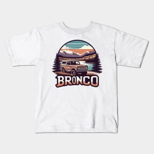 Ford Bronco Kids T-Shirt